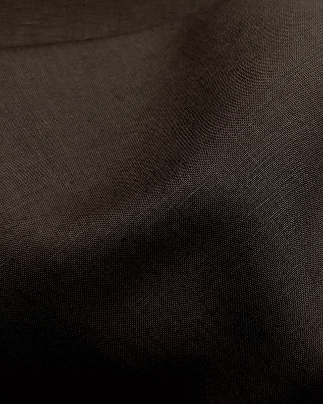 Dark Brown Irish Linen Trousers