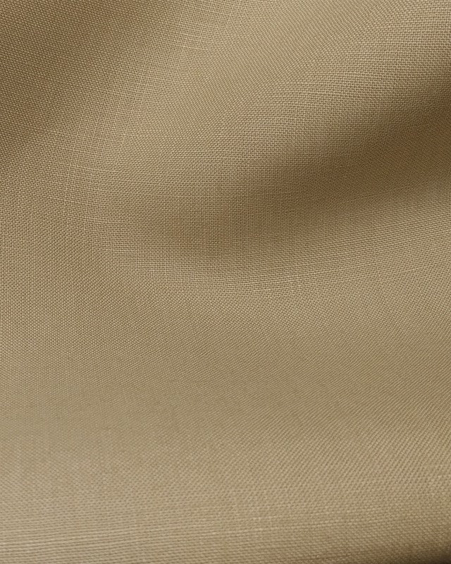 Made-To-Order Trousers in Taupe Irish Linen
