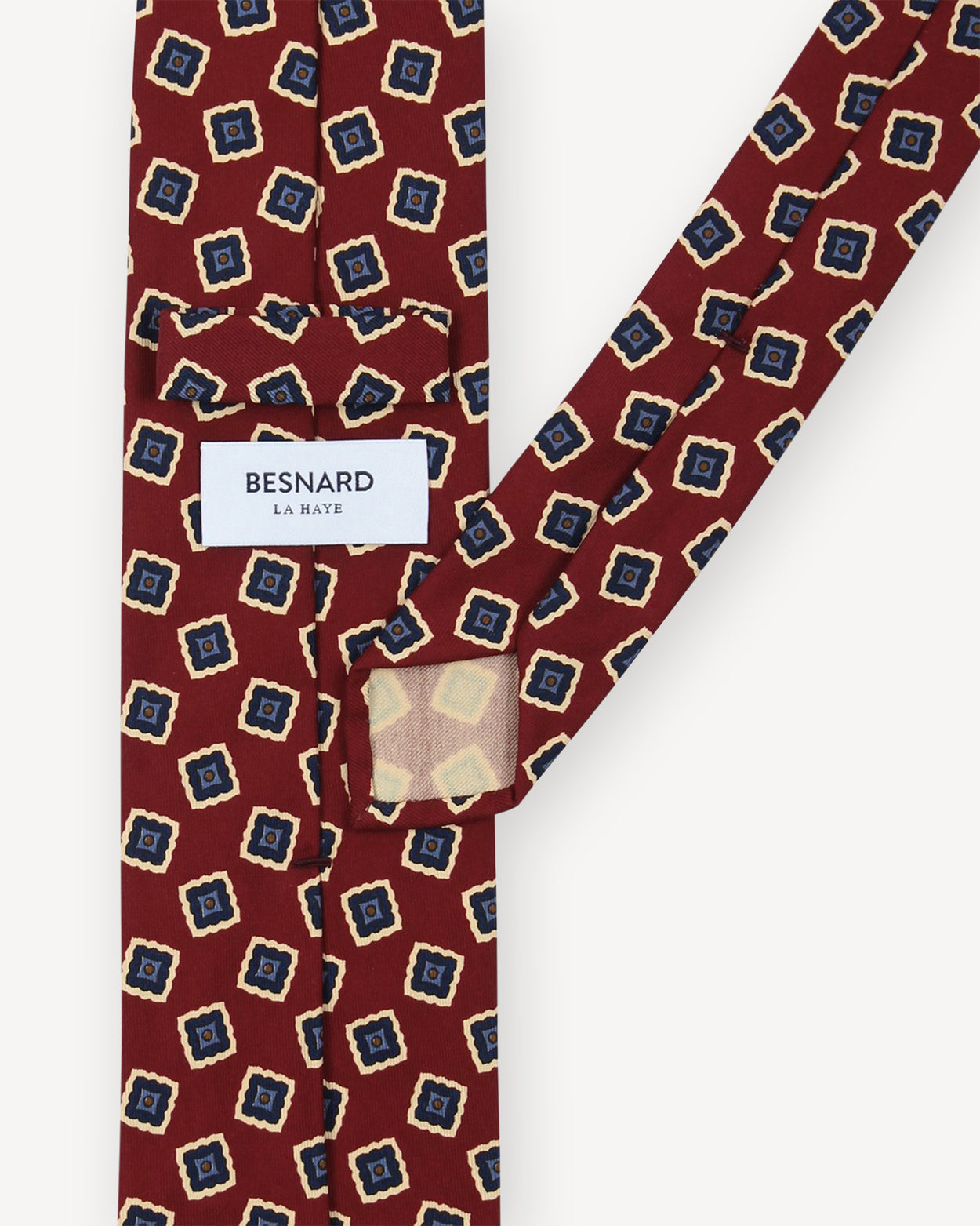 Ancient Madder Red Medallion Silk Tie