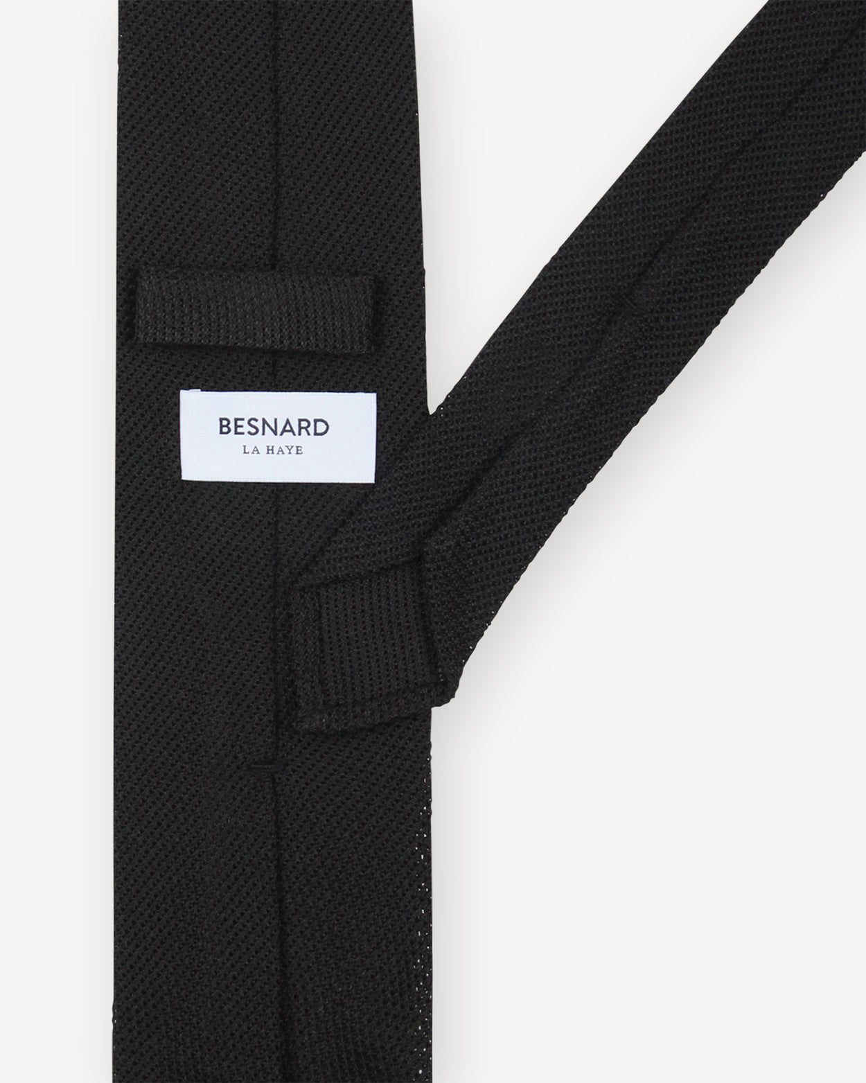 Black Garza Fina Grenadine Tie