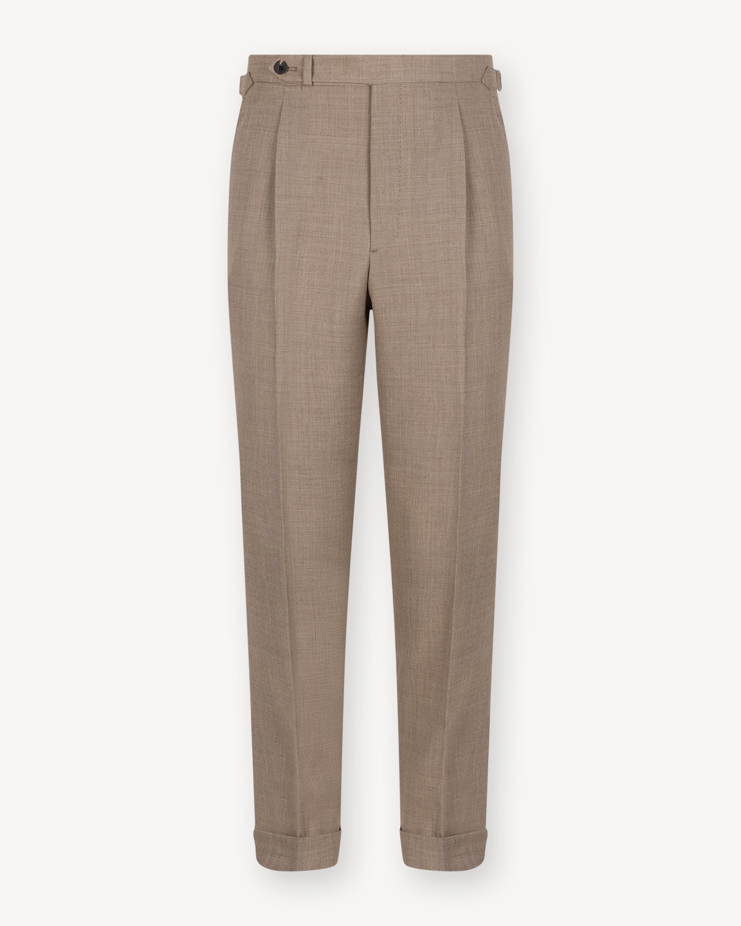Sand Tropical Wool Trousers