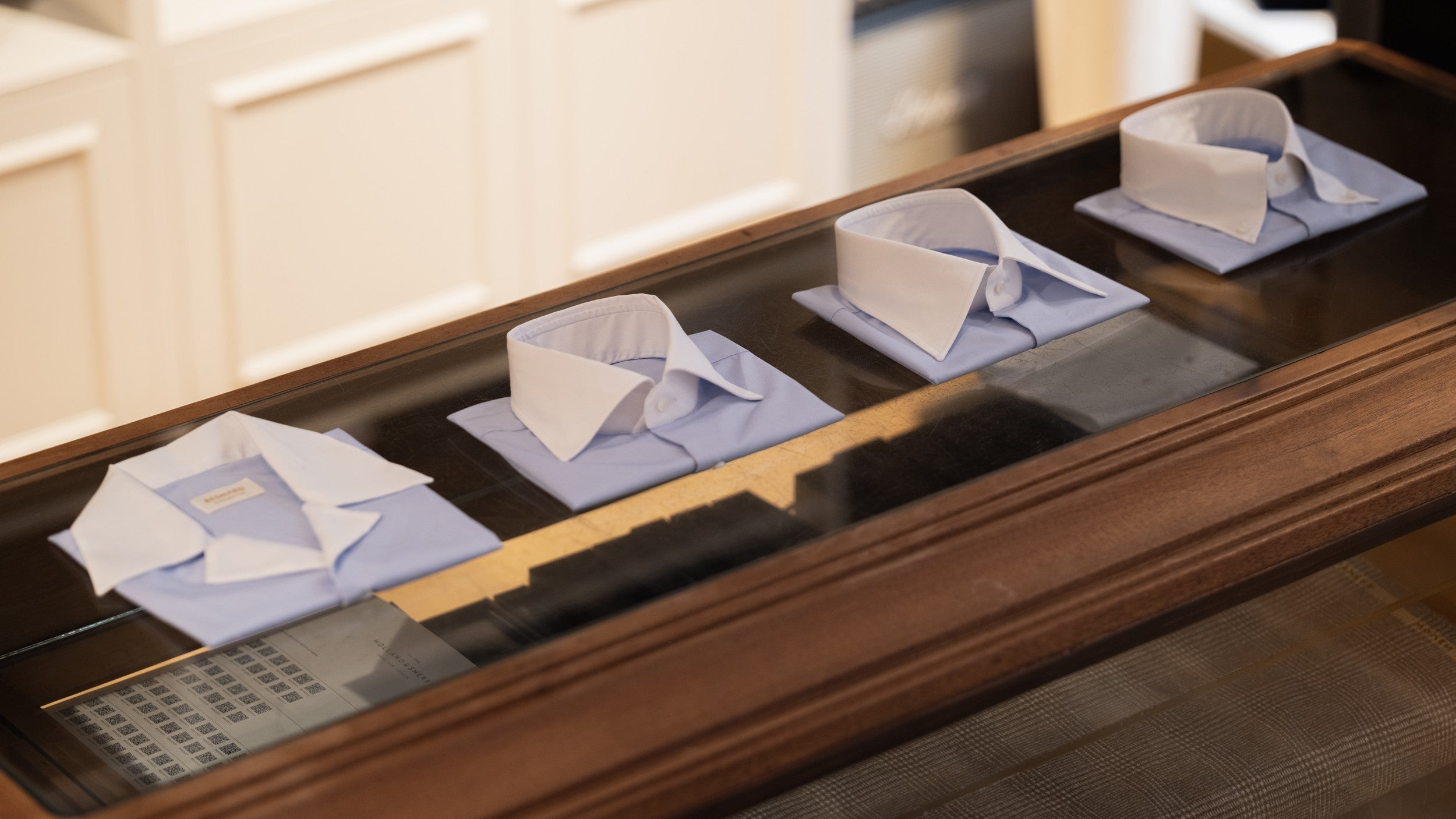 Collar styles for made to measure shirts