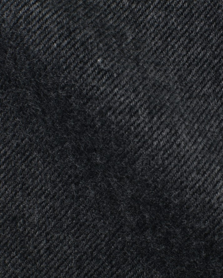 Canclini Dark Grey Brushed Cotton Twill
