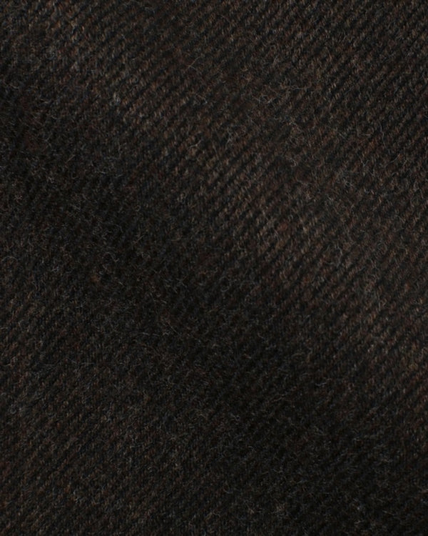 Canclini Dark Brown Brushed Cotton Twill