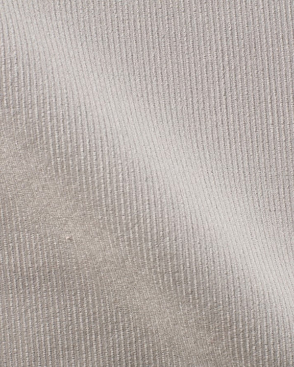 Canclini Light Grey Fine Wale Corduroy