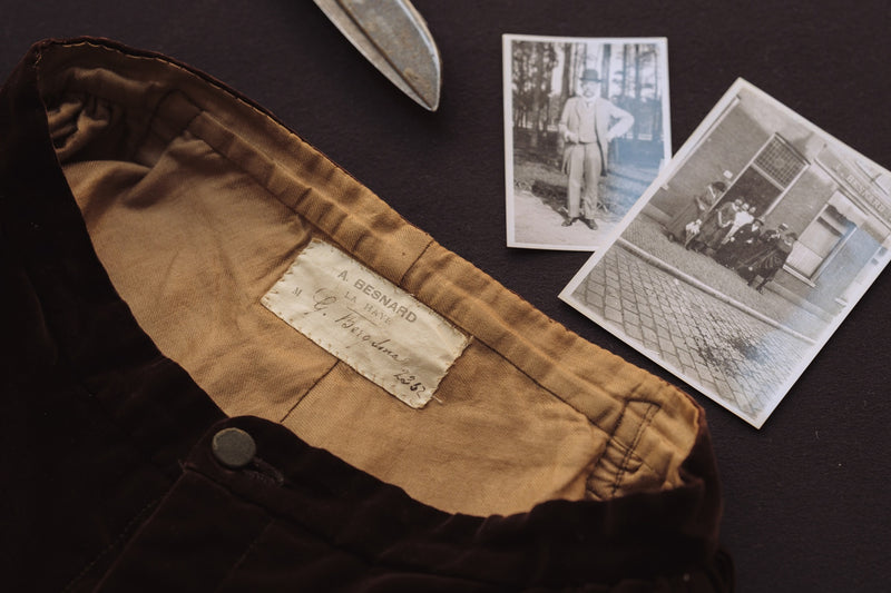 Garment and photographs from the Besnard archive