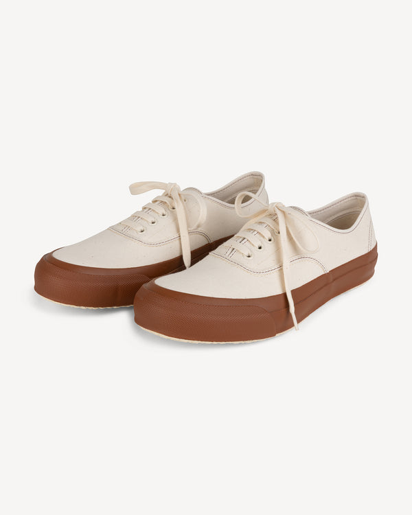 Doek Ecru/Brick Canvas Tennis Sneakers