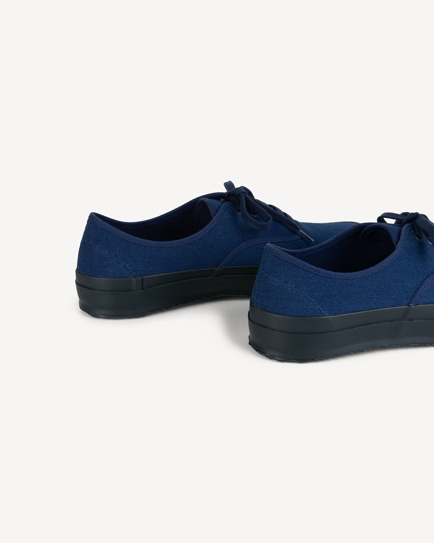 Doek Indigo/Indigo Canvas Tennis Sneakers