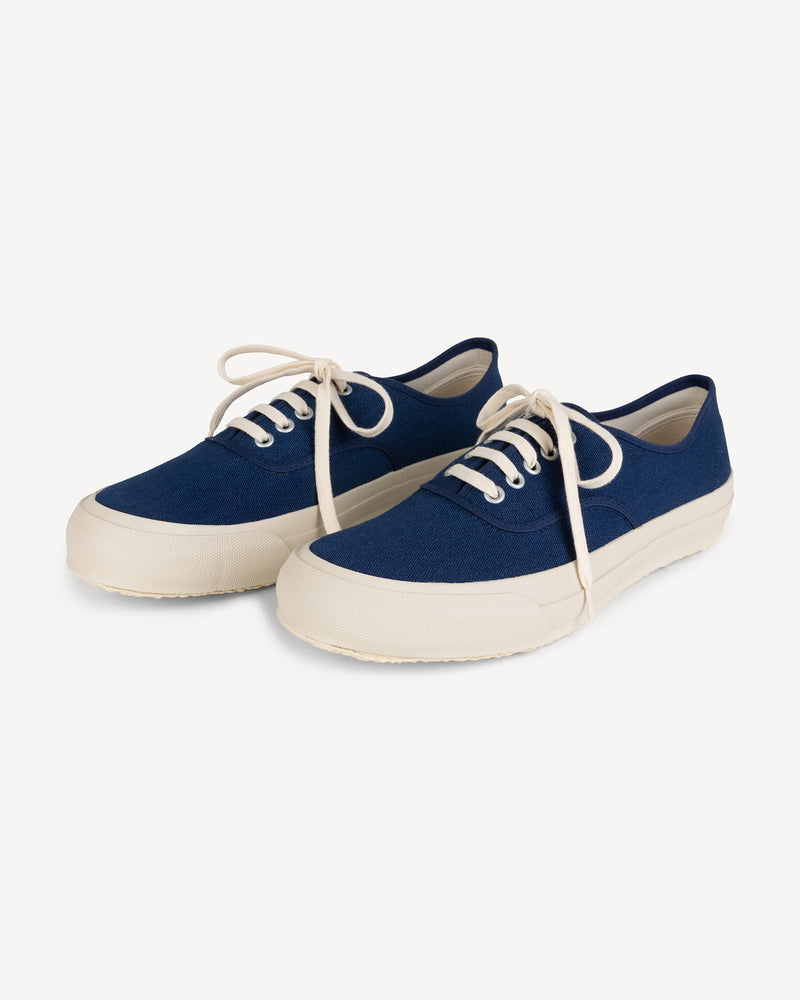 Doek Indigo canvas tennissneakers