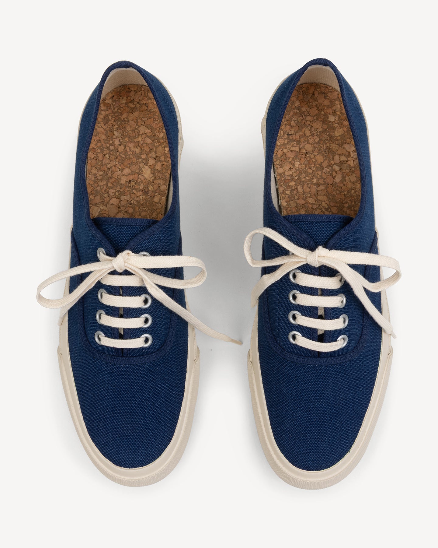 Doek Indigo Oxford Canvas Tennis Sneakers