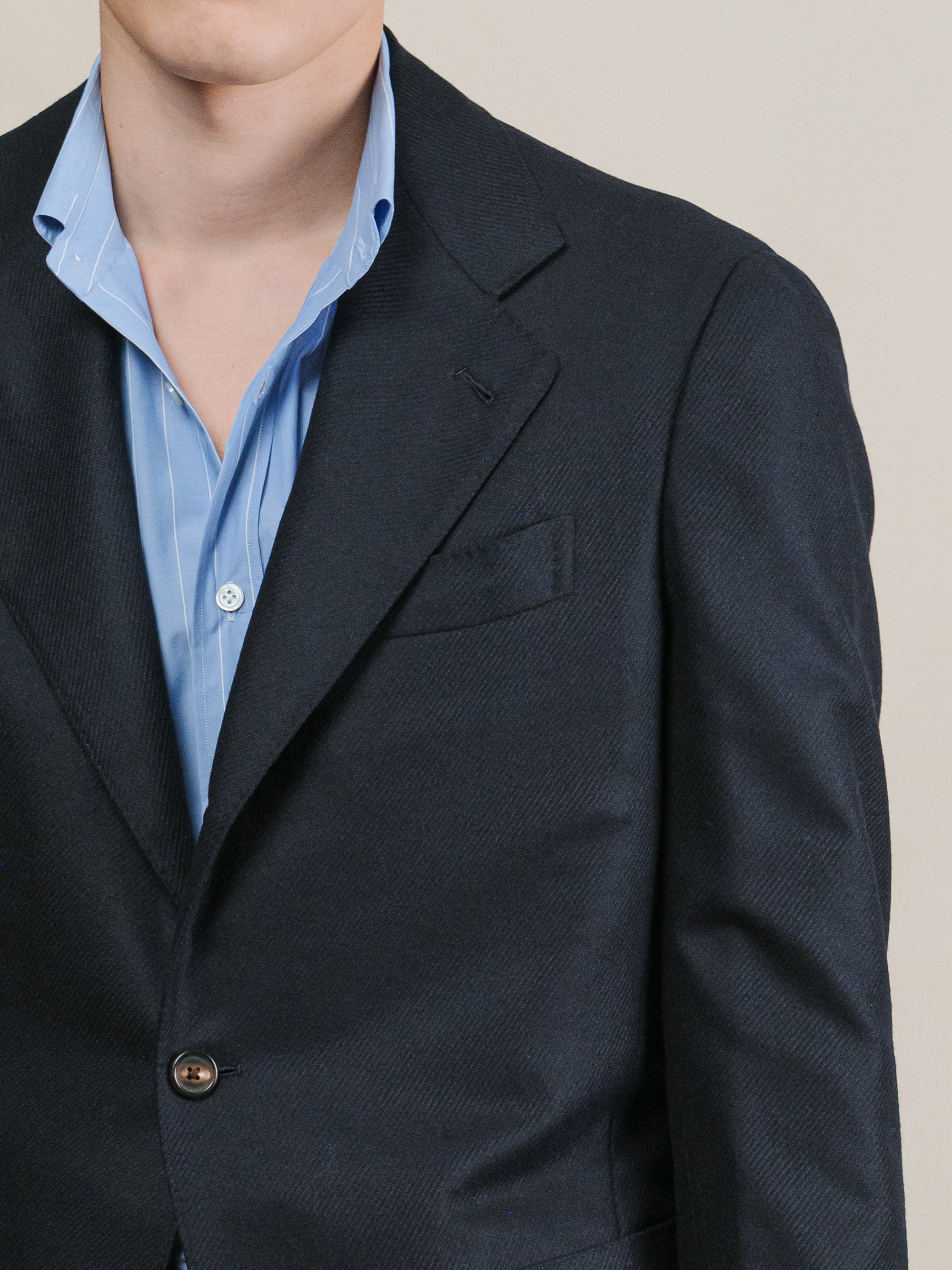 Navy Flannel Sport Coat