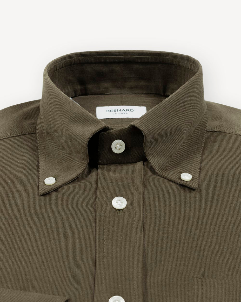 Olive Baby Corduroy Button Down Shirt