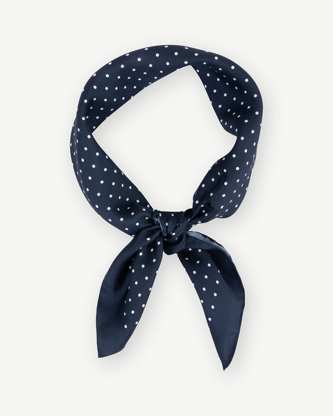 Strapless Polka Dot Top With Neck Scarf – COMMENSE