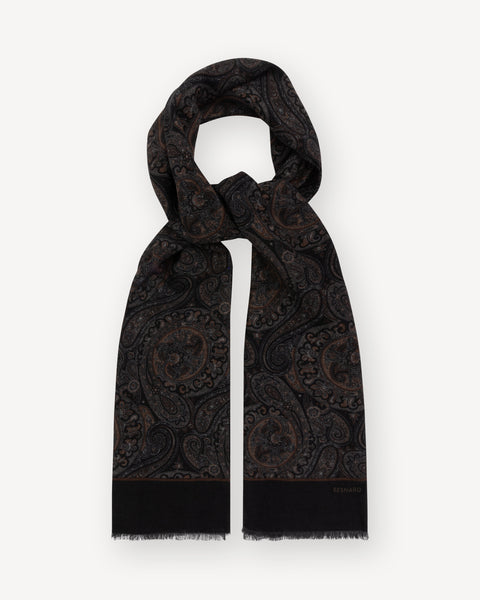 Besnard_Scarves_BlackPaisleyWo