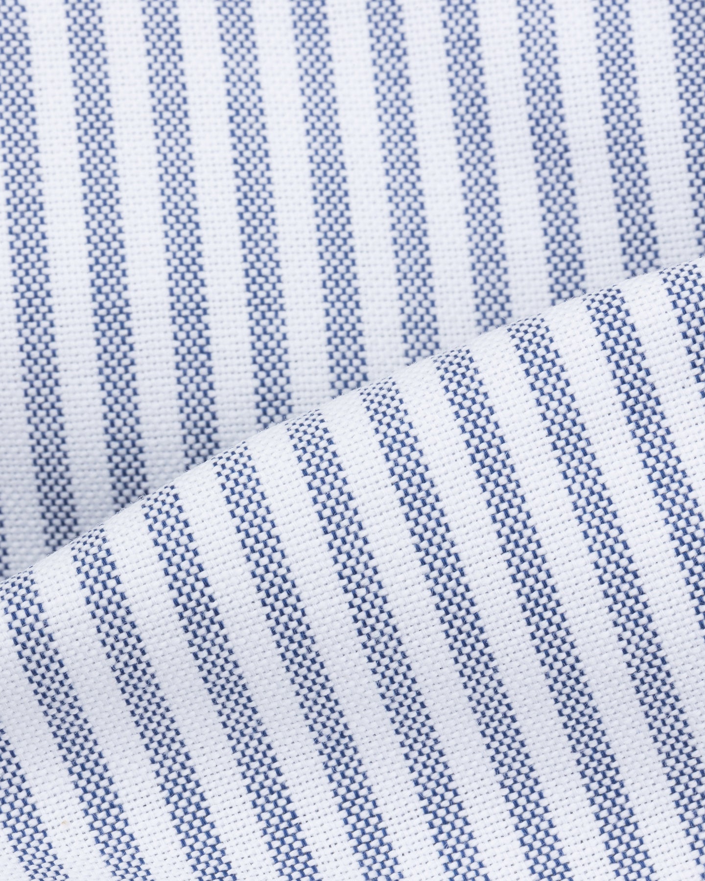 Blue university stripe oxford cloth shirt fabric