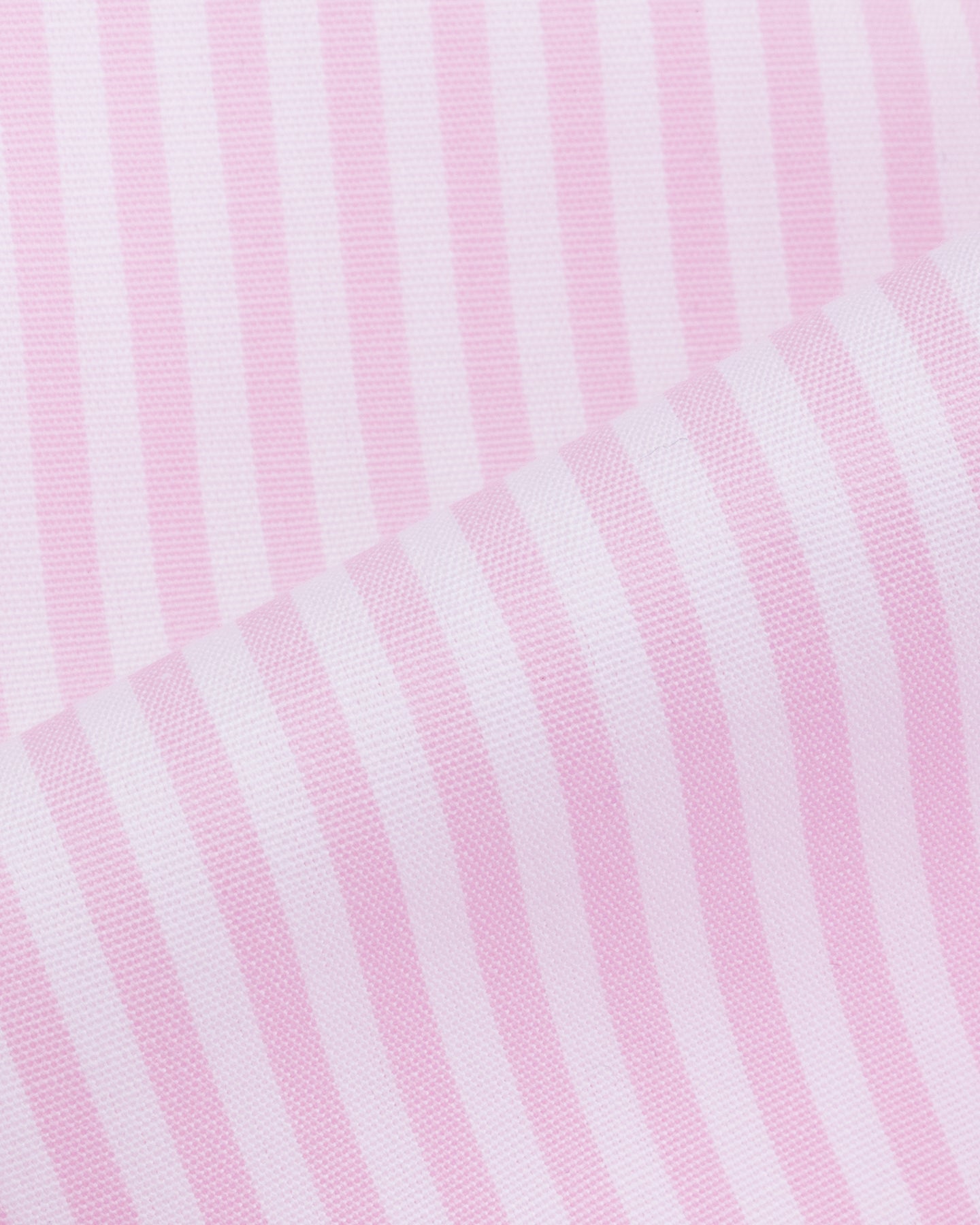 Pink Bengal stripe poplin shirt fabric
