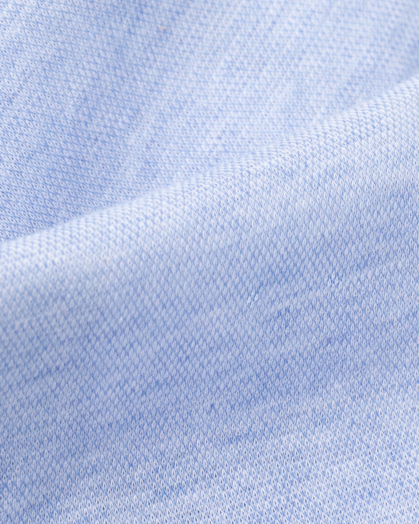 Light blue jersey piquet shirt fabric