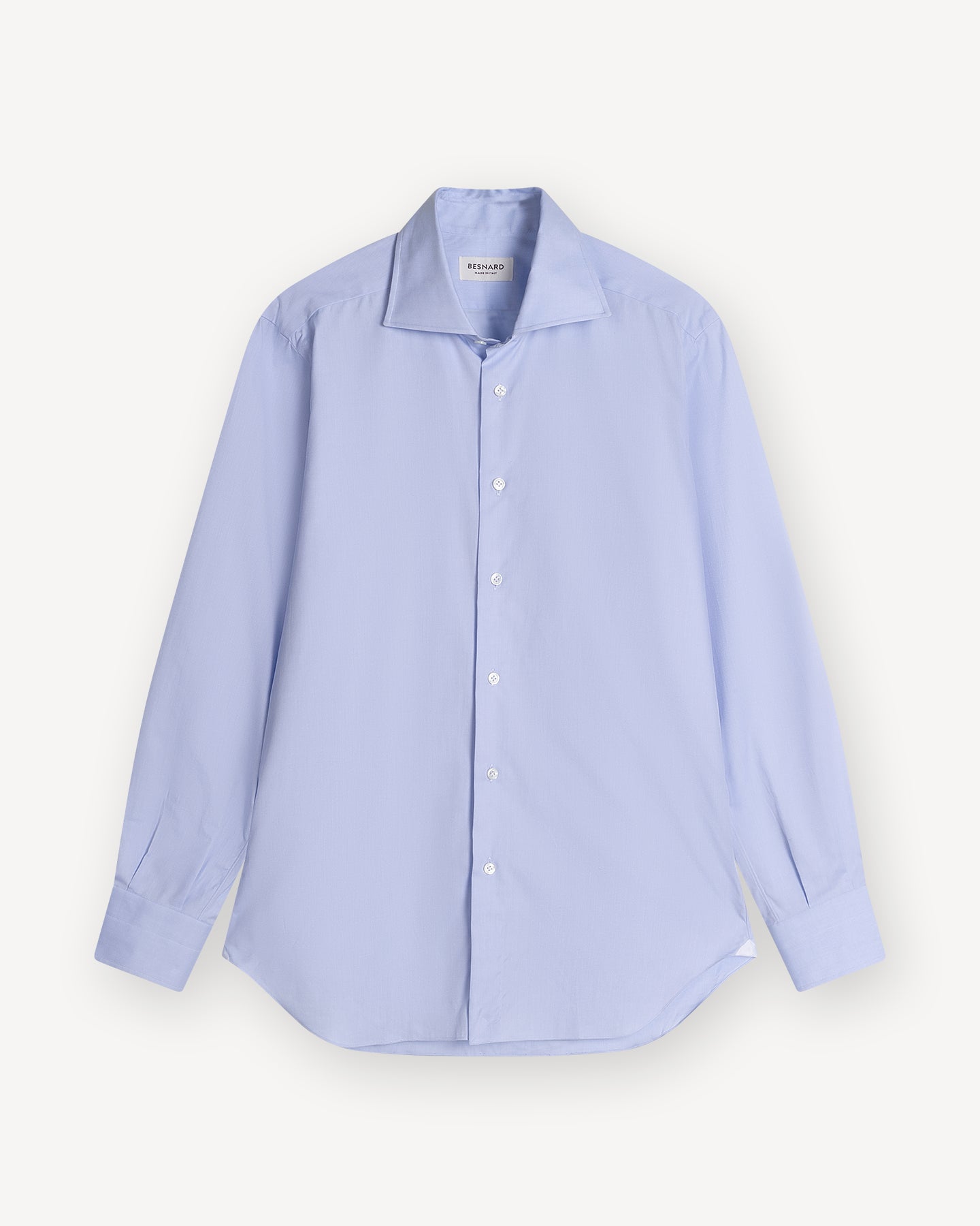 Light Blue Pinpoint Spread Collar Shirt