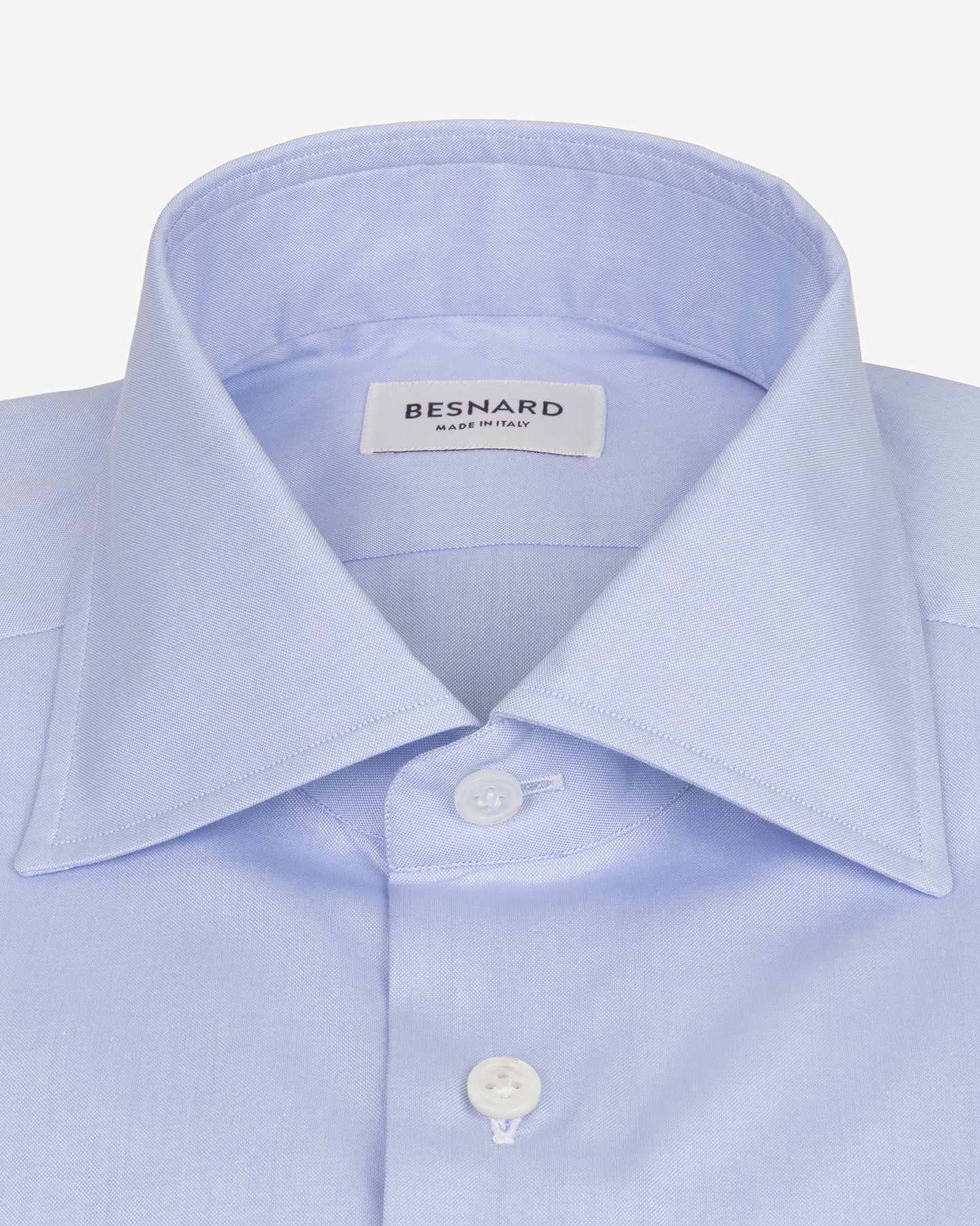 Light Blue Pinpoint Spread Collar Shirt