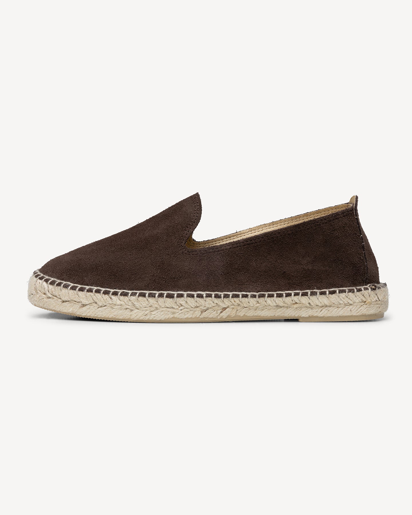 Dark Brown Suede Espadrilles