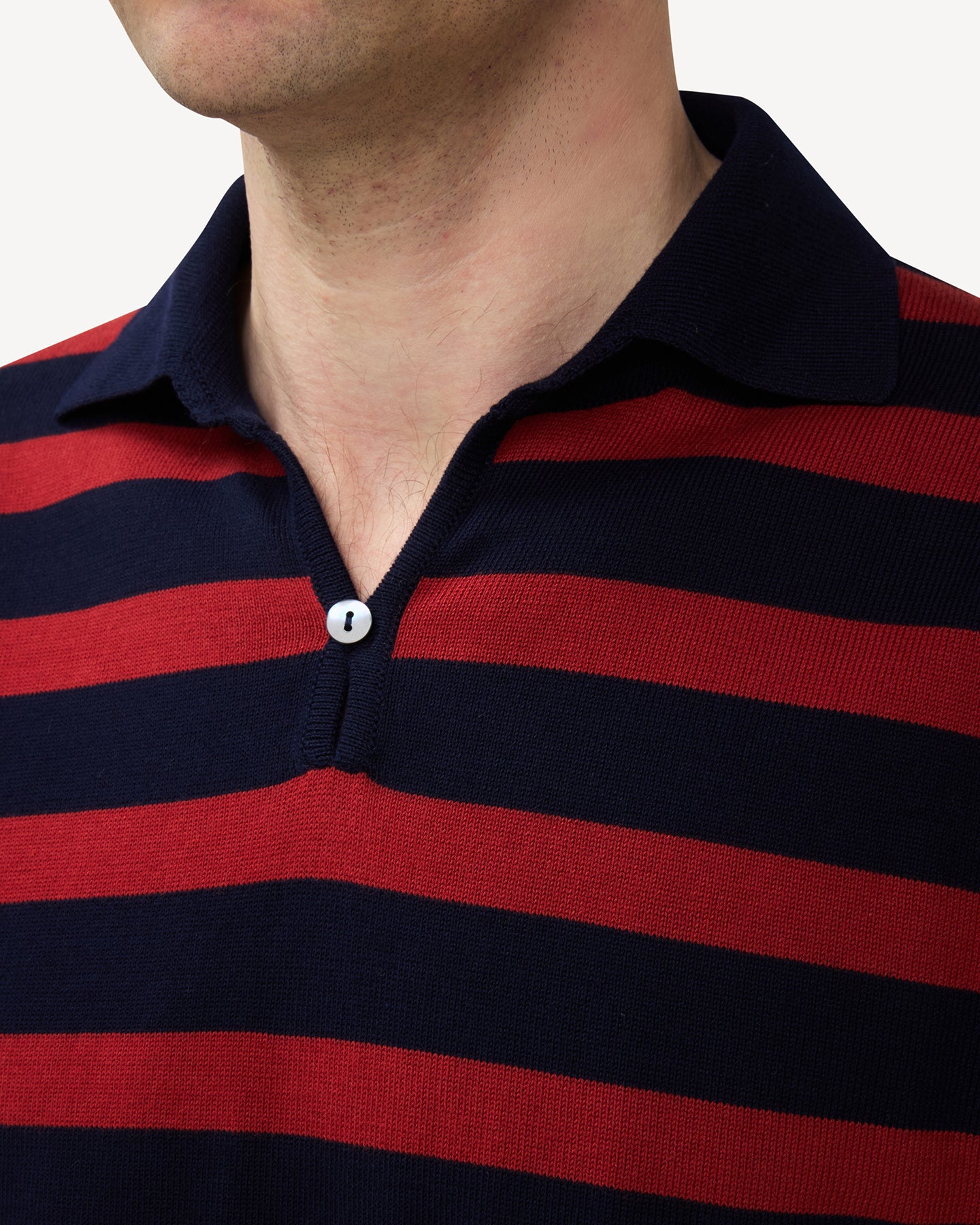 Navy and red polo shirt hotsell