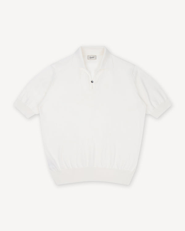 White Cotton Skipper Polo