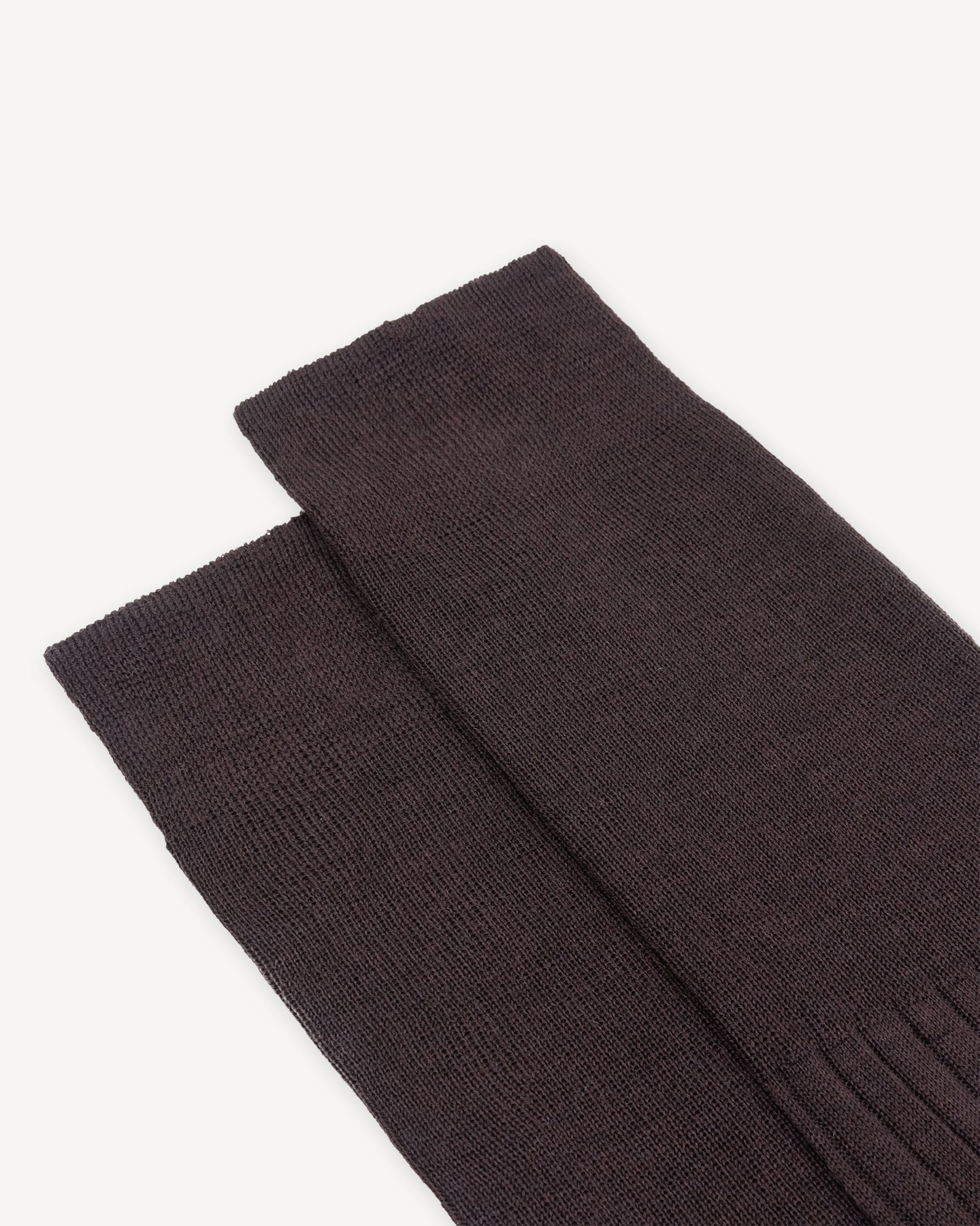 Brown knee high socks made from Australian merino wool