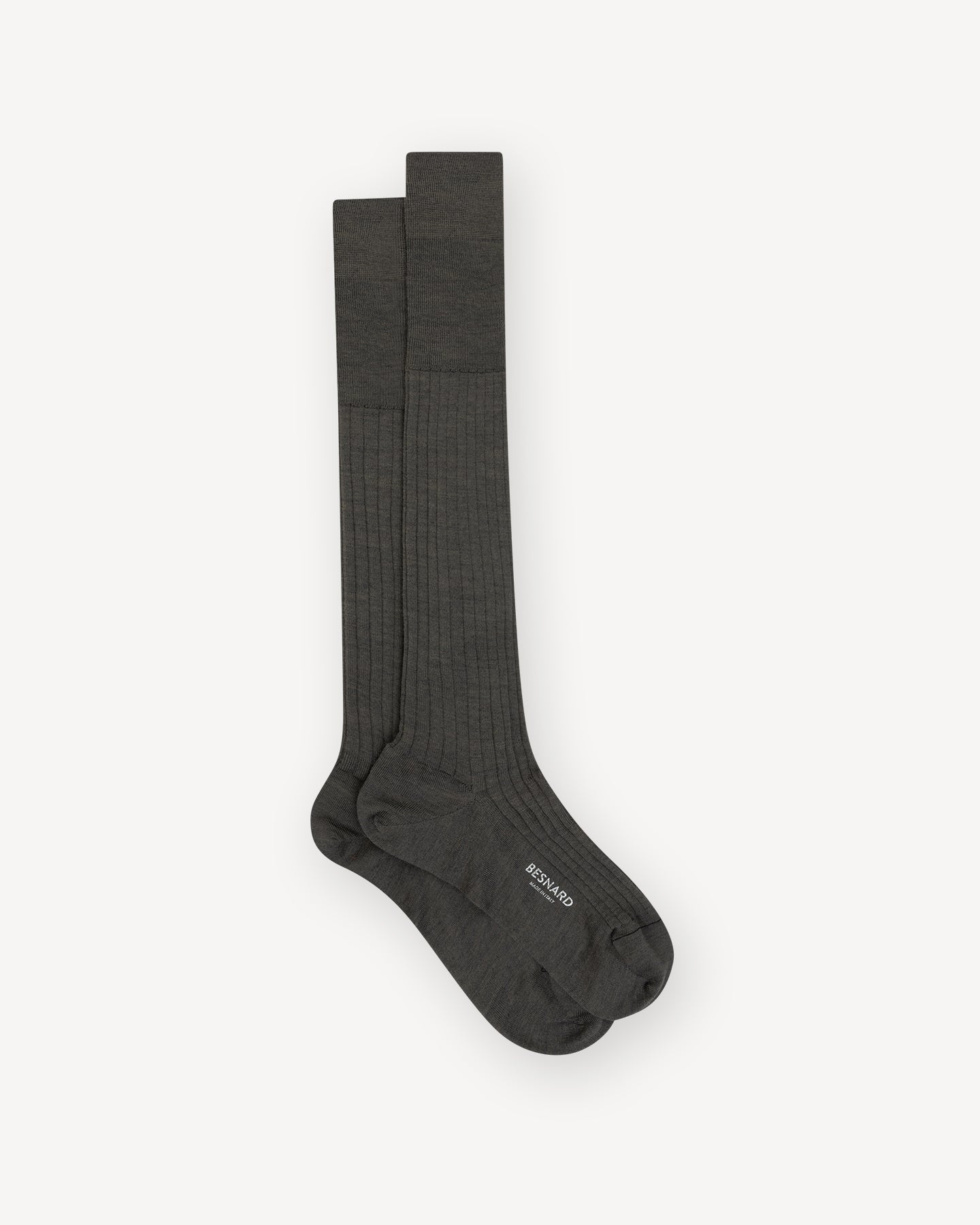 Green Wool Knee High Socks