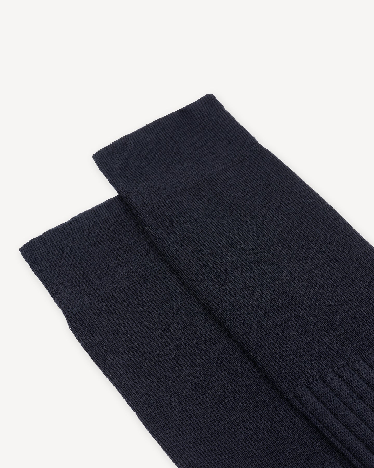 Navy knee high socks made from Australian merino wool