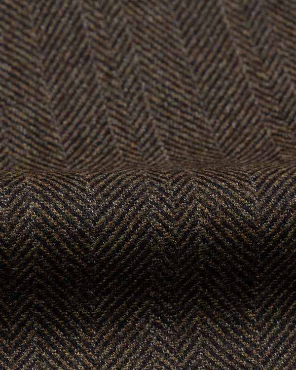 Sport Coat Brown Herringbone
