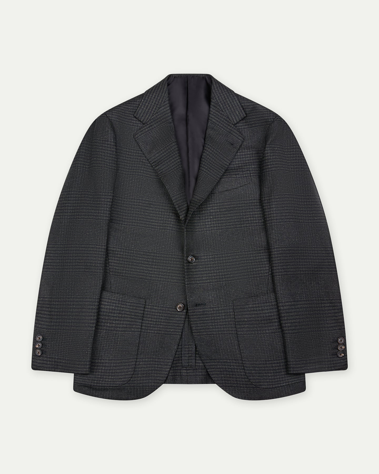 Made-To-Order Sport Coat Dark Grey Prince Of Wales