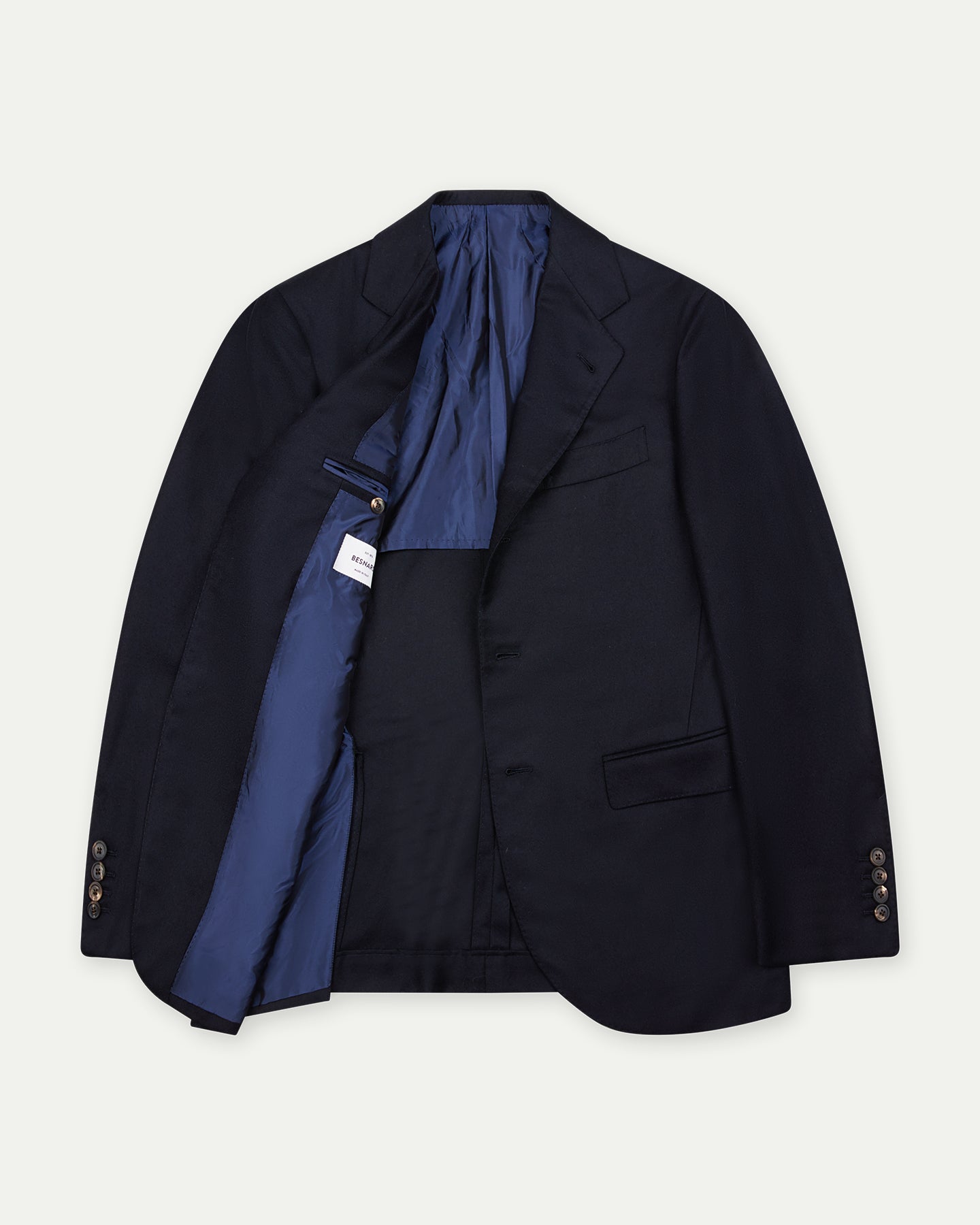 Made-To-Order Sport Coat Navy Wool Cashmere