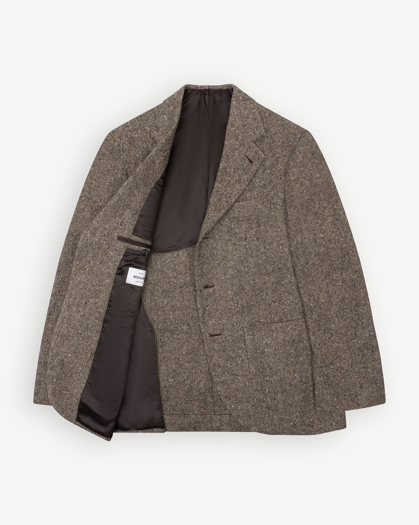 Light Brown half-lined Donegal Tweed Sport Coat