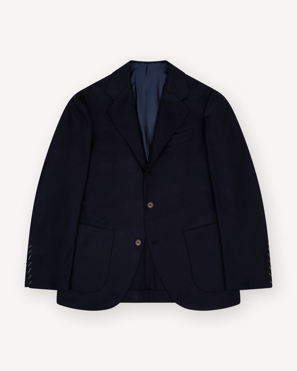 Navy Flannel Sport Coat