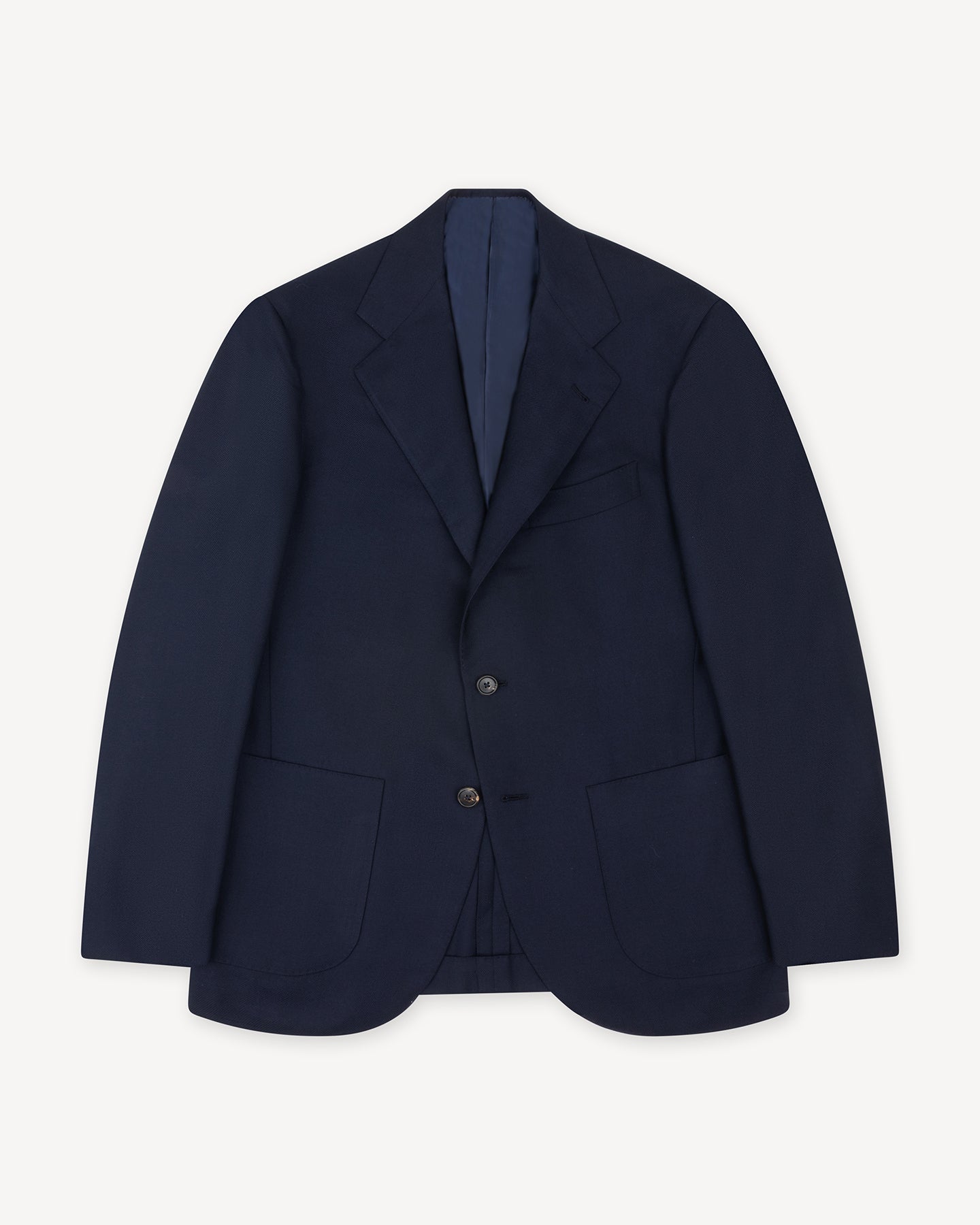 Navy Hopsack Sport Coat Besnard - Main Image
