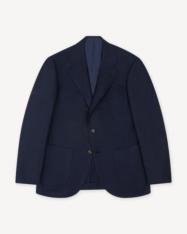 Navy Hopsack Sport Coat