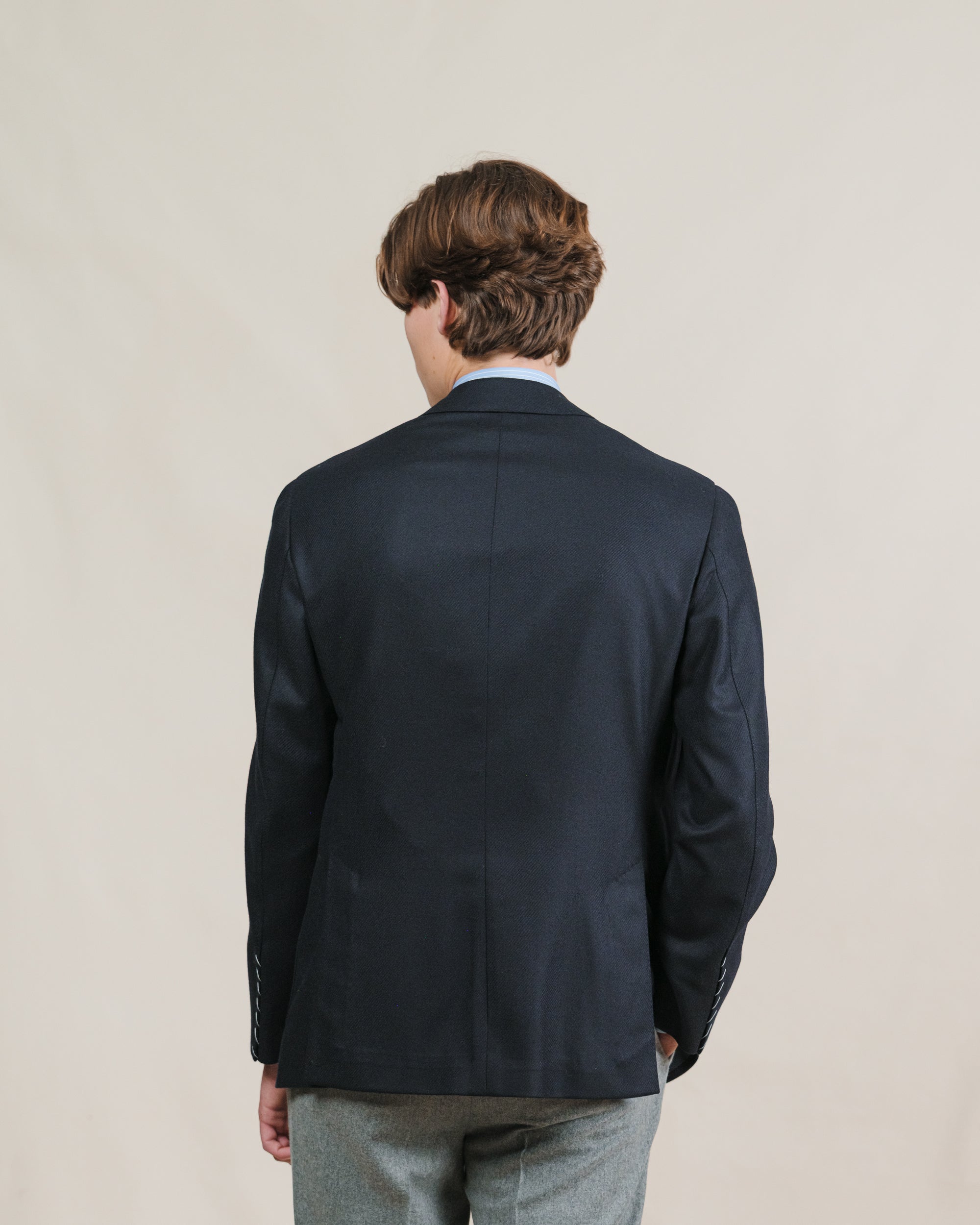 Navy Flannel Sport Coat