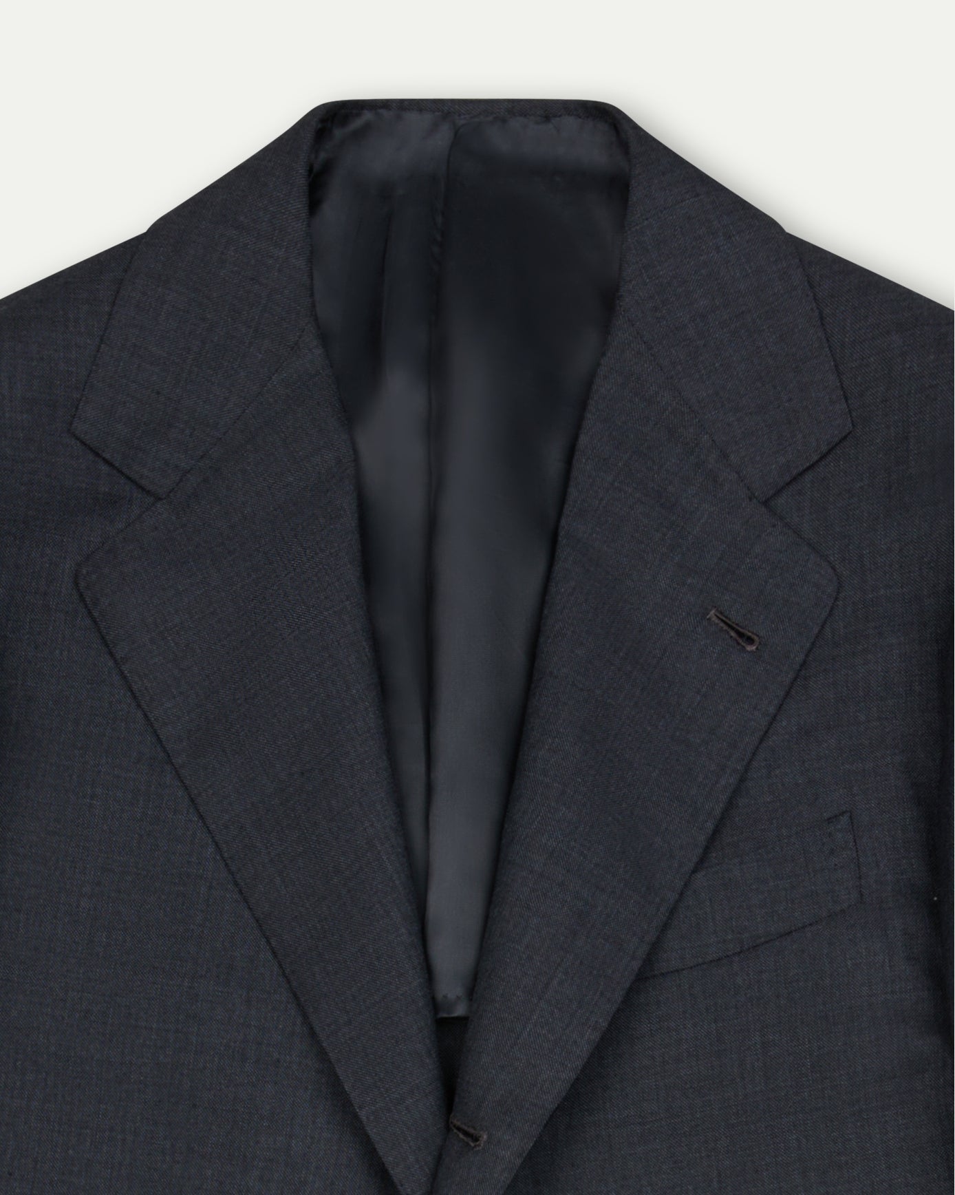 Made-To-Order Mid Grey Sharkskin Suit Jacket
