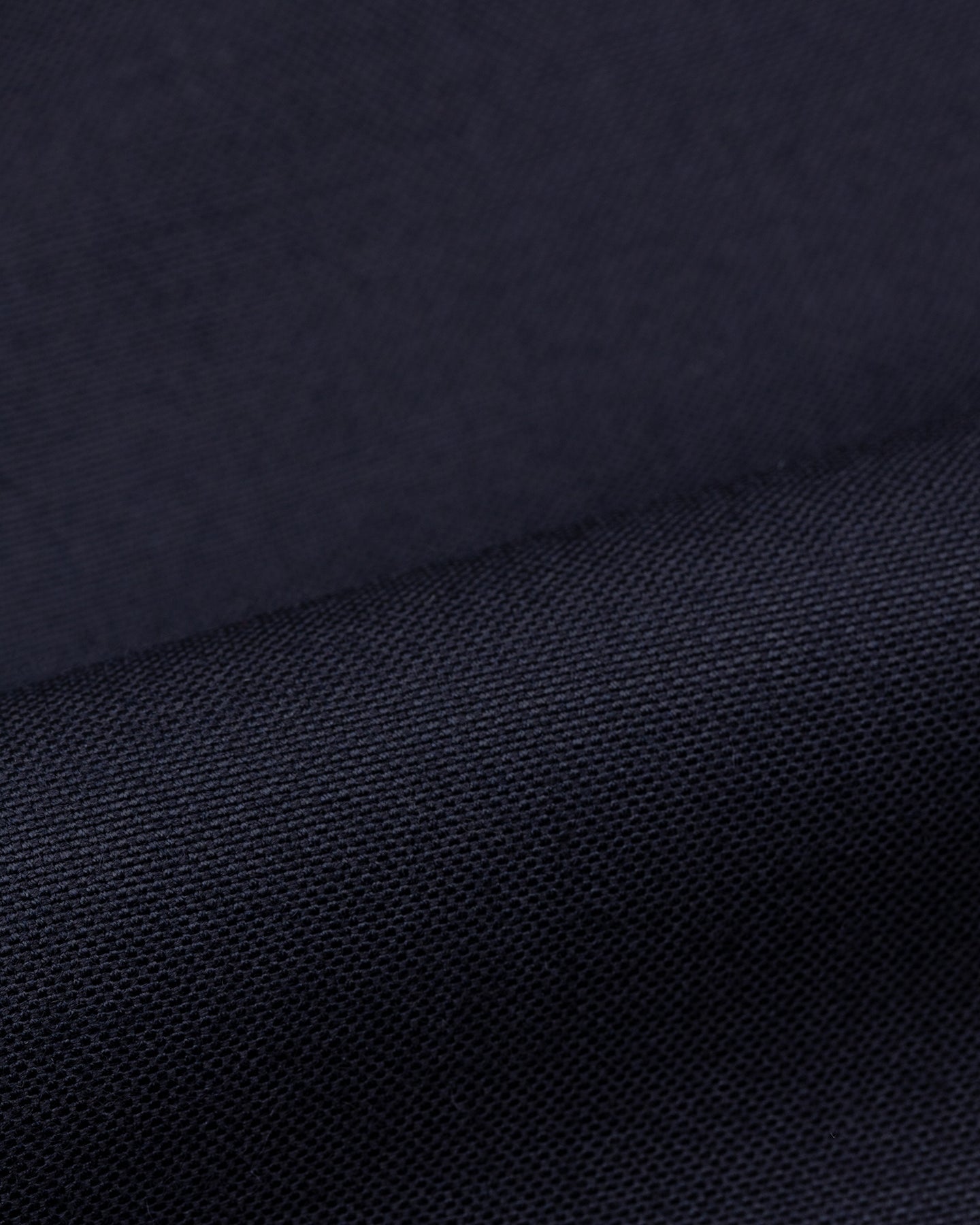 Made-To-Order Navy Hopsack Suit Trousers