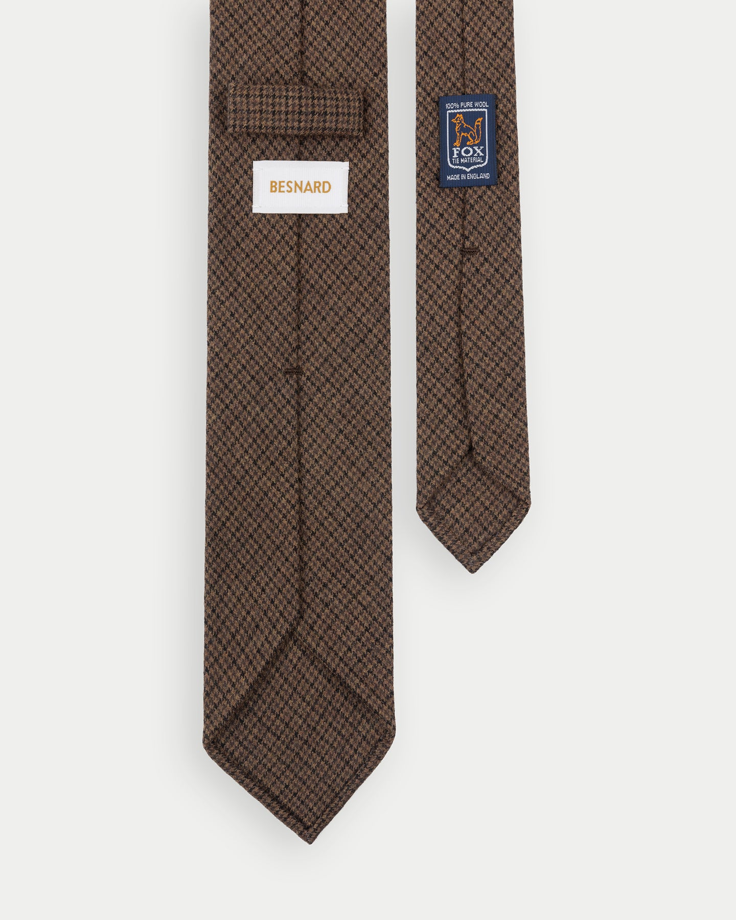 Brown Fox Brothers Worsted Flannel Gun Club Tie