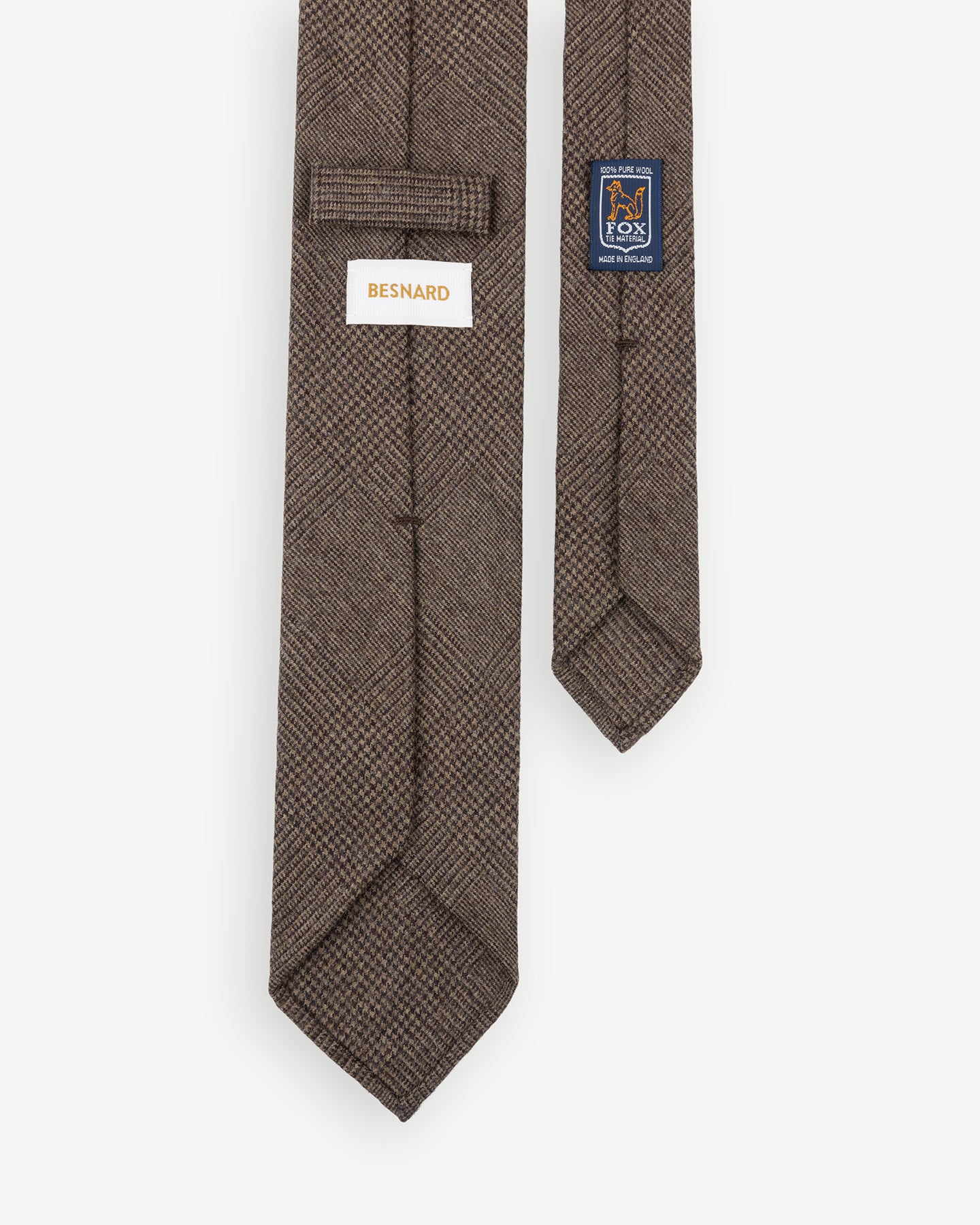 Brown Fox Brothers Worsted Flannel Prince of Wales Tie