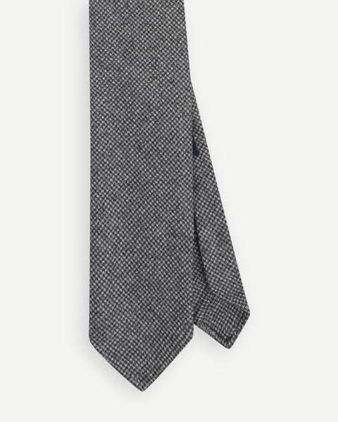 Grey Fox Brothers Flannel Houndstooth Tie | Besnard