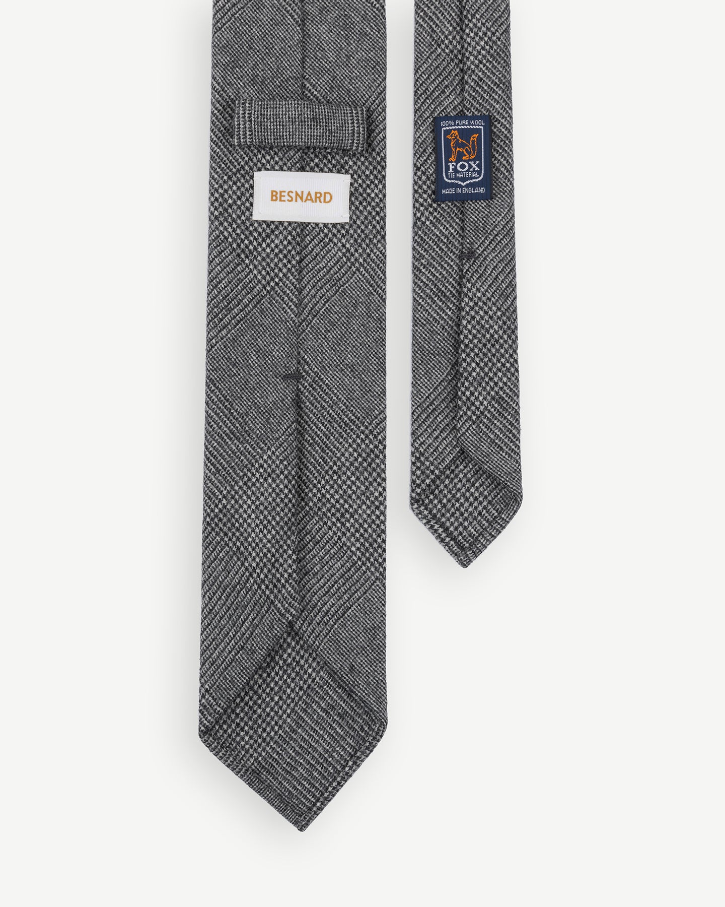 Grey Fox Brothers Worsted Flannel Prince of Wales Tie