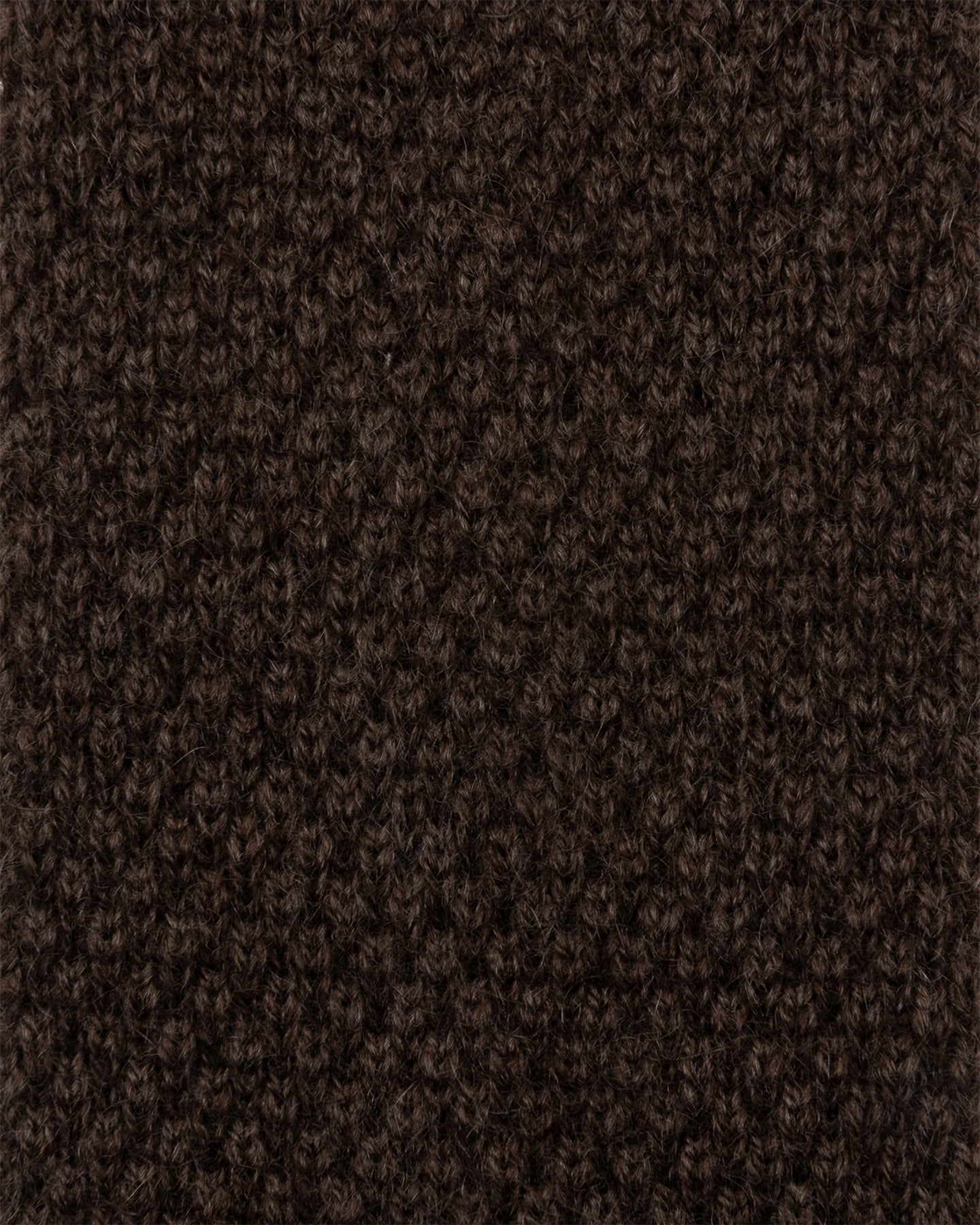 Dark Brown Knitted Cashmere