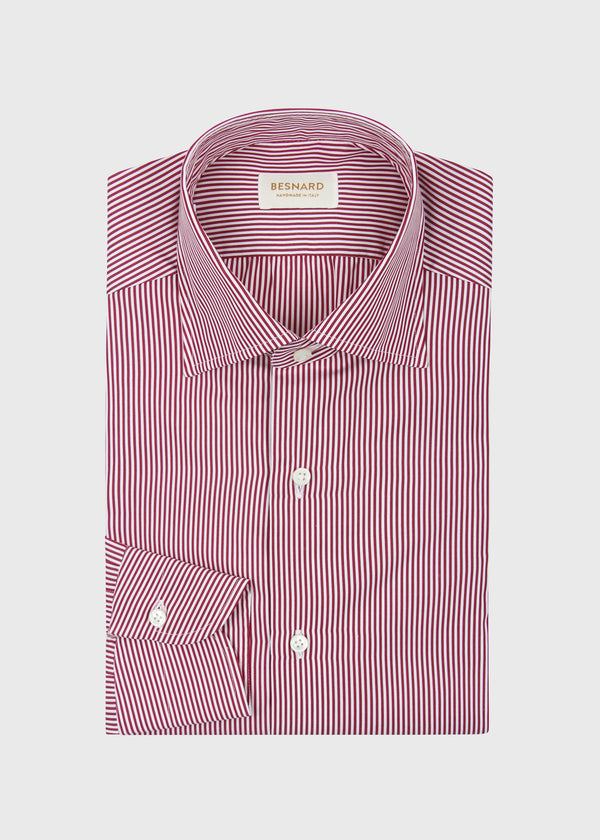 Thomas Mason Poplin 120s Bengal Stripe