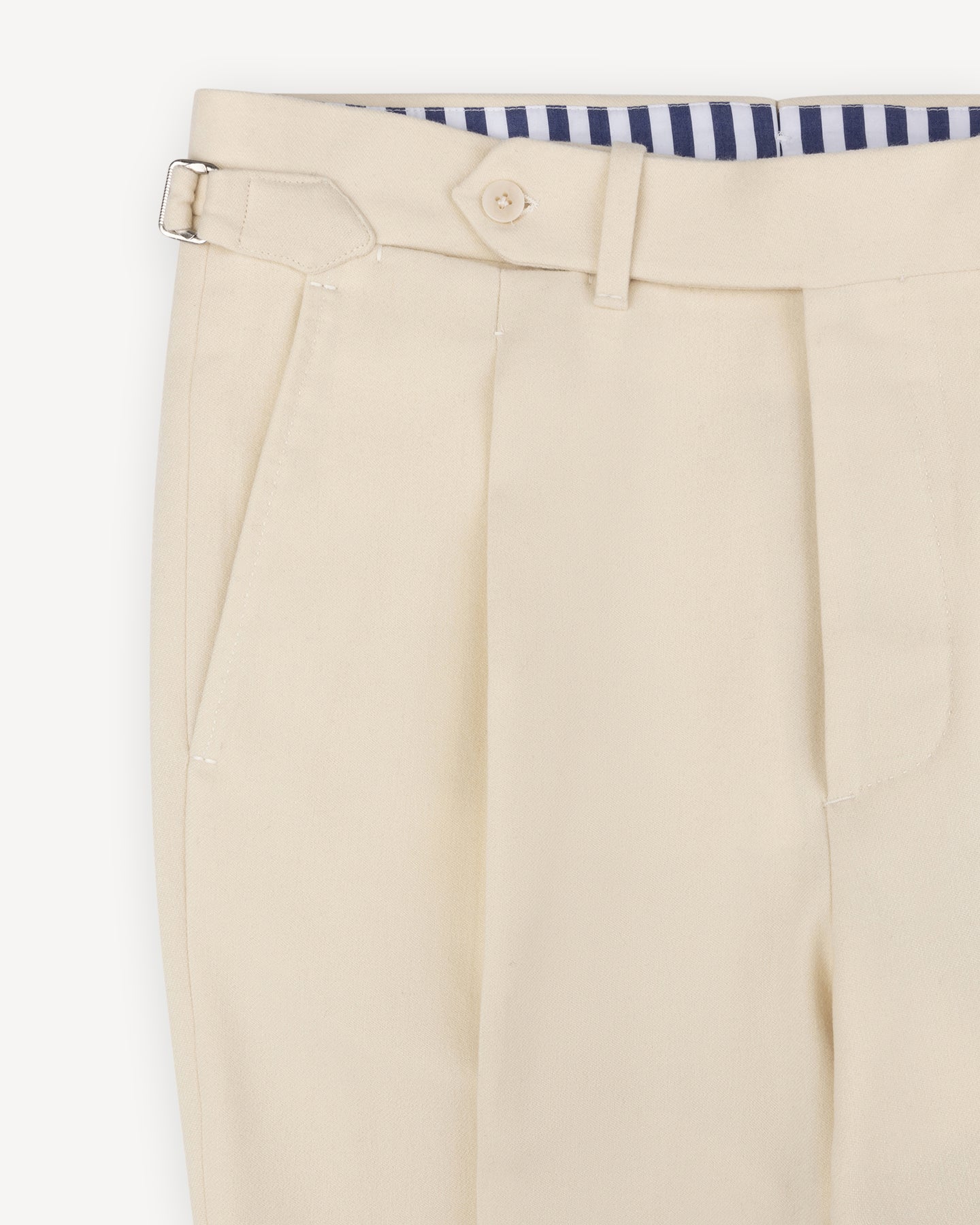 Single Pleat Fox Brothers Cricket Flannel Trousers