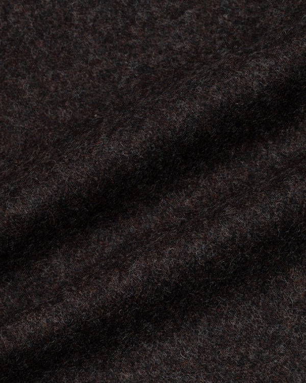 Dark Brown Flannel Trousers