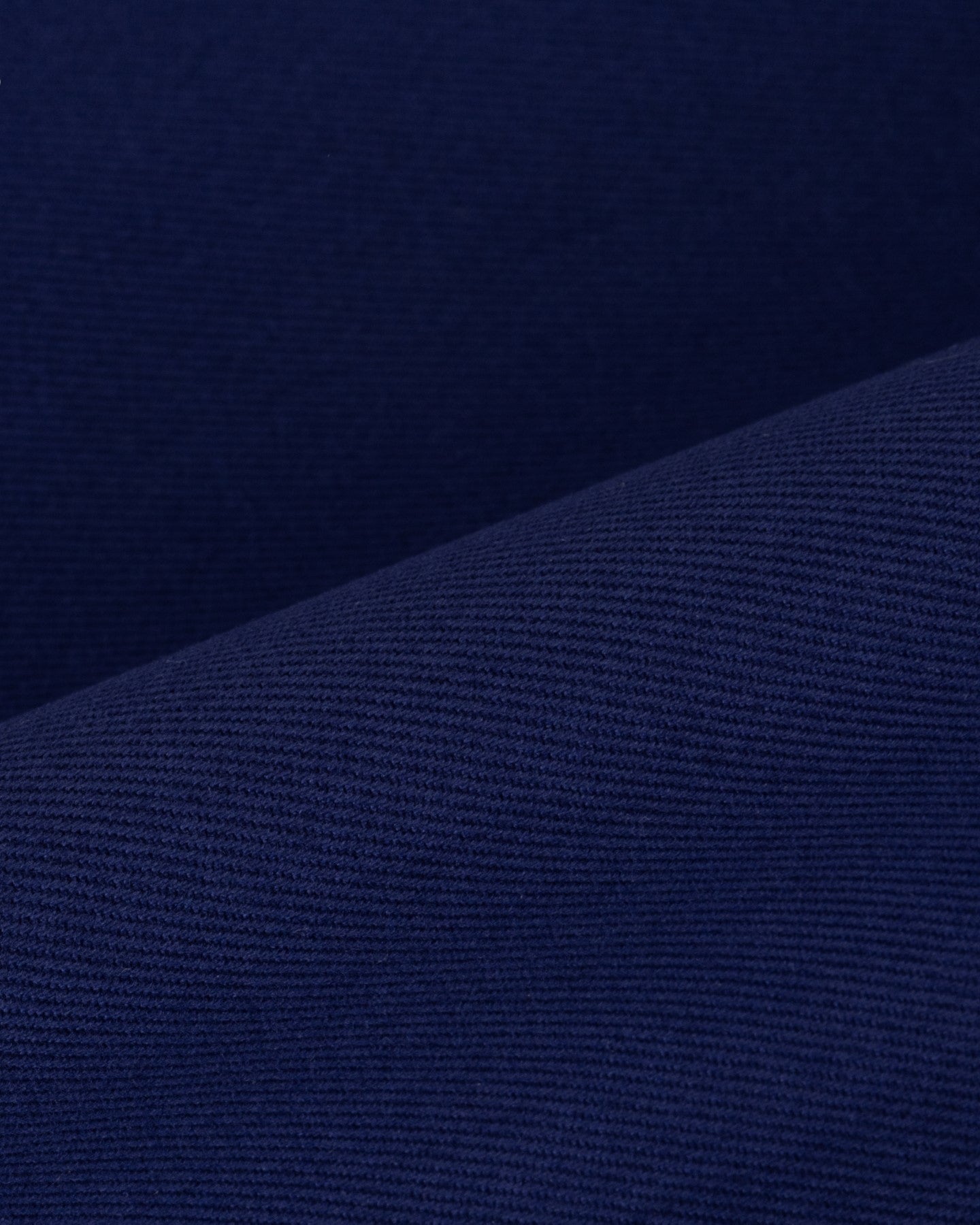 Dark blue cotton drill fabric