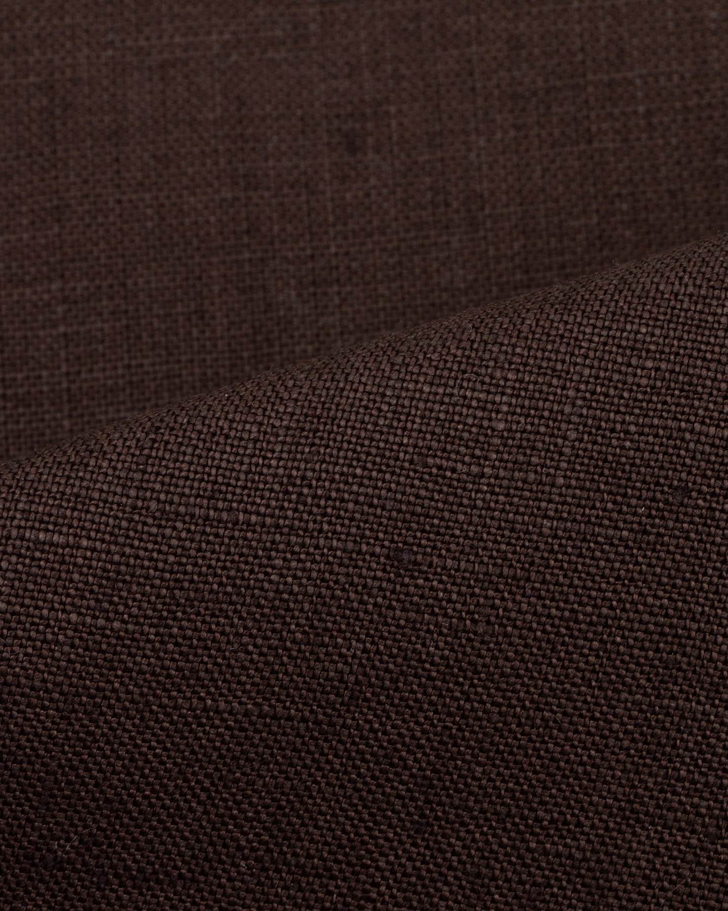 Dark Brown Irish Linen Trousers