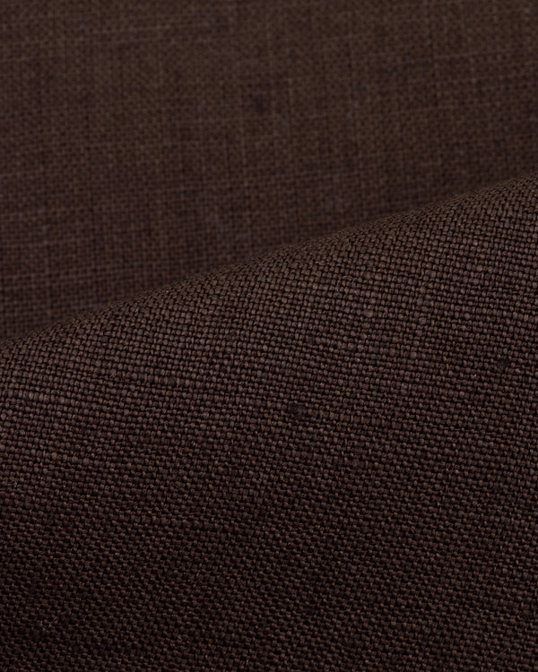Dark Brown Irish Linen Trousers